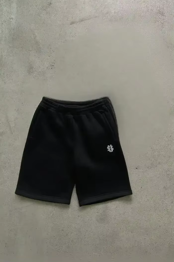 Short de survêtement en coton pour hommes, décontracté, à la mode, respirant, ample, pantalon court 