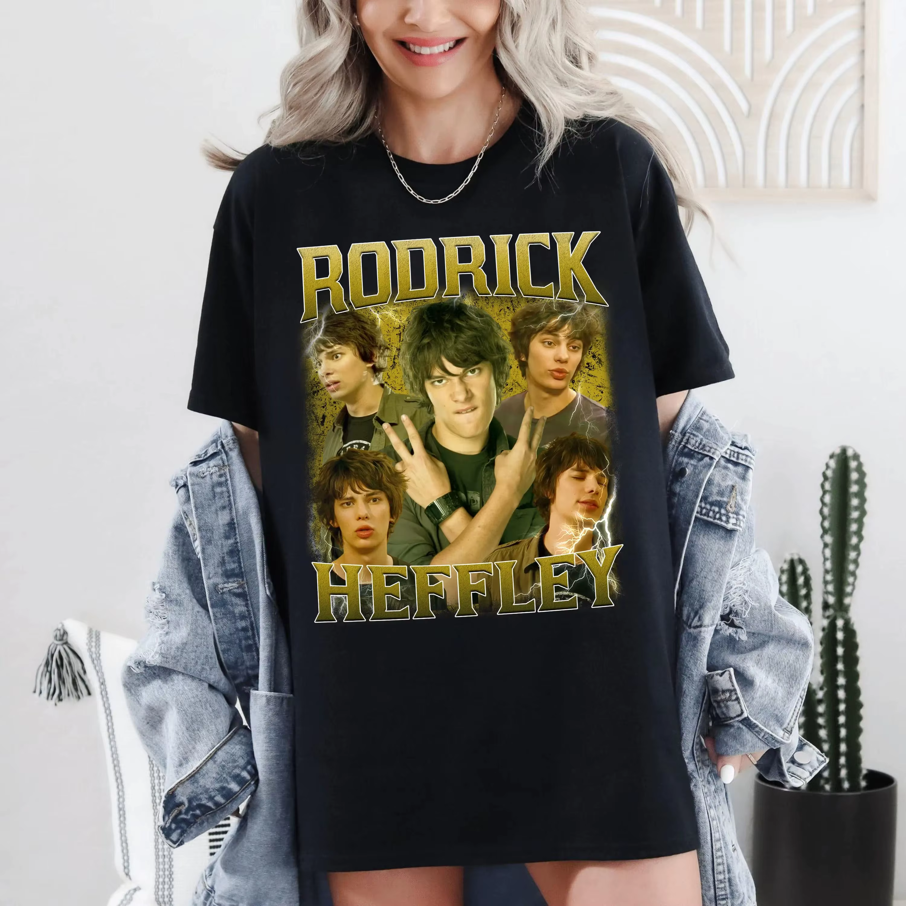 Rodrick Heffley T-shirt imprimé femmes comédie et Film Style haut printemps/été pur coton unisexe T-
