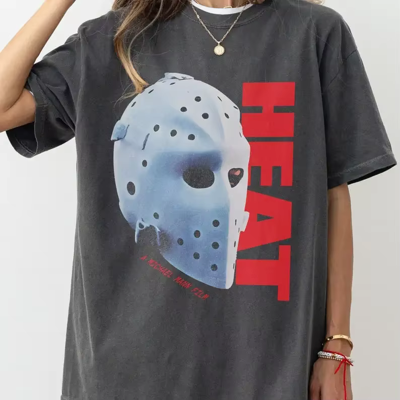 T-Shirt graphique du film thermique 1995, T-Shirt du film d'action Gangster Michael Mann Heat des an