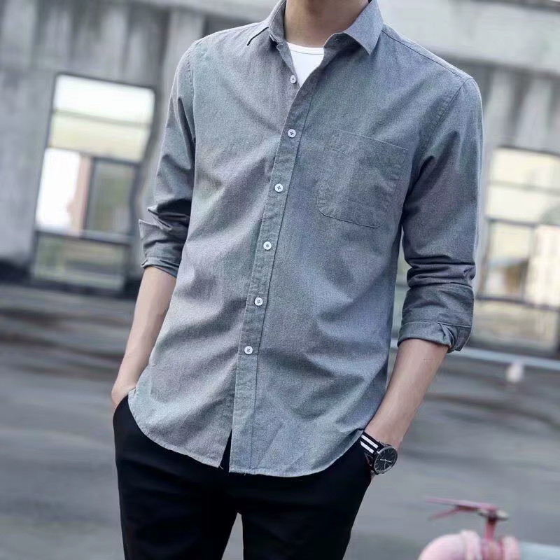 Chemise Homme Manches Longues 2026 Nouvelle Collection Printemps-Automne Haut Décontracté d'Été Coup