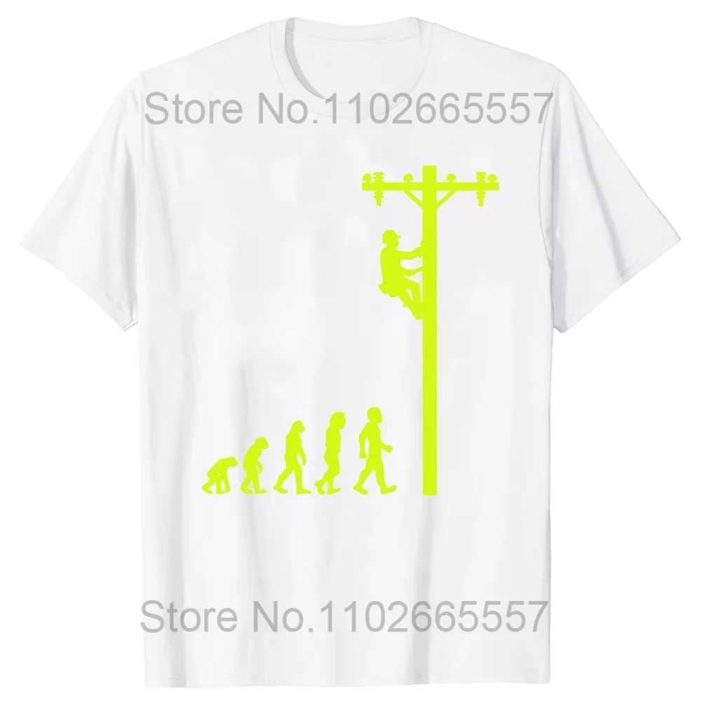 T-Shirt d'électricien à manches courtes pour hommes, vêtements en coton, rester au sol, cadeau de Ne