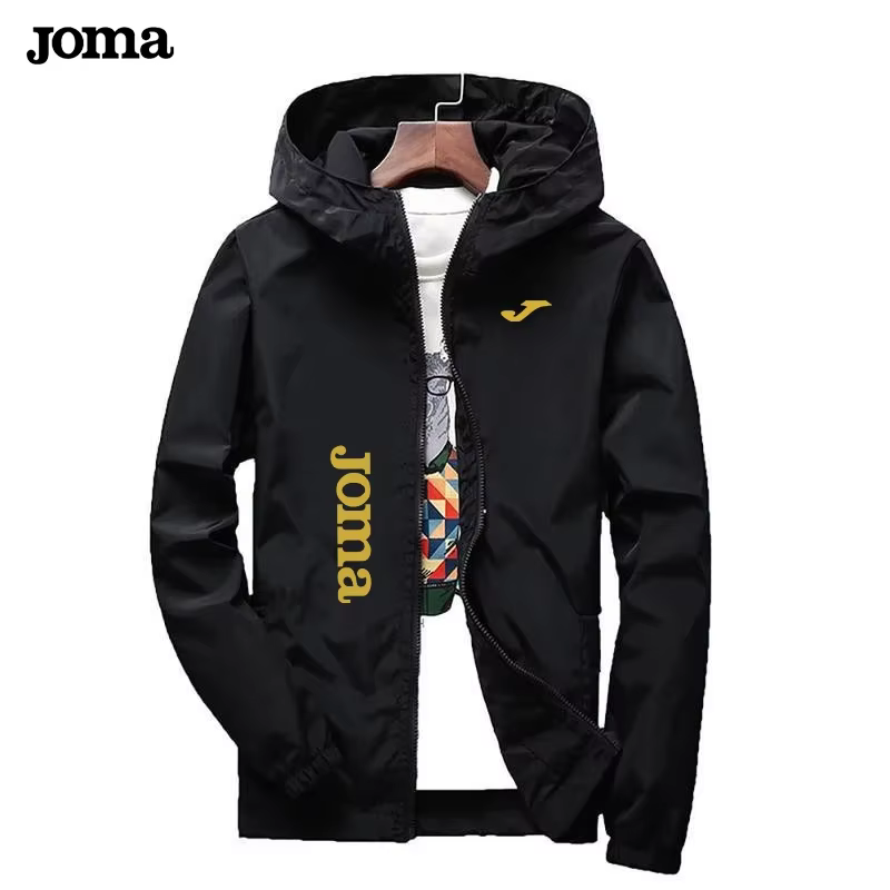 Veste décontractée de marque Jomaa pour hommes et femmes, style printemps/été, fermeture éclair surd