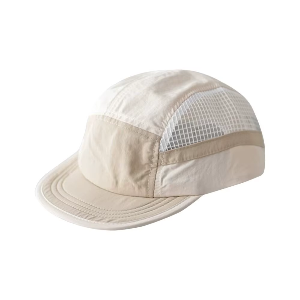 Casquette de baseball unie à séchage rapide, à visière plate, pour homme et femme, idéale pour l'été