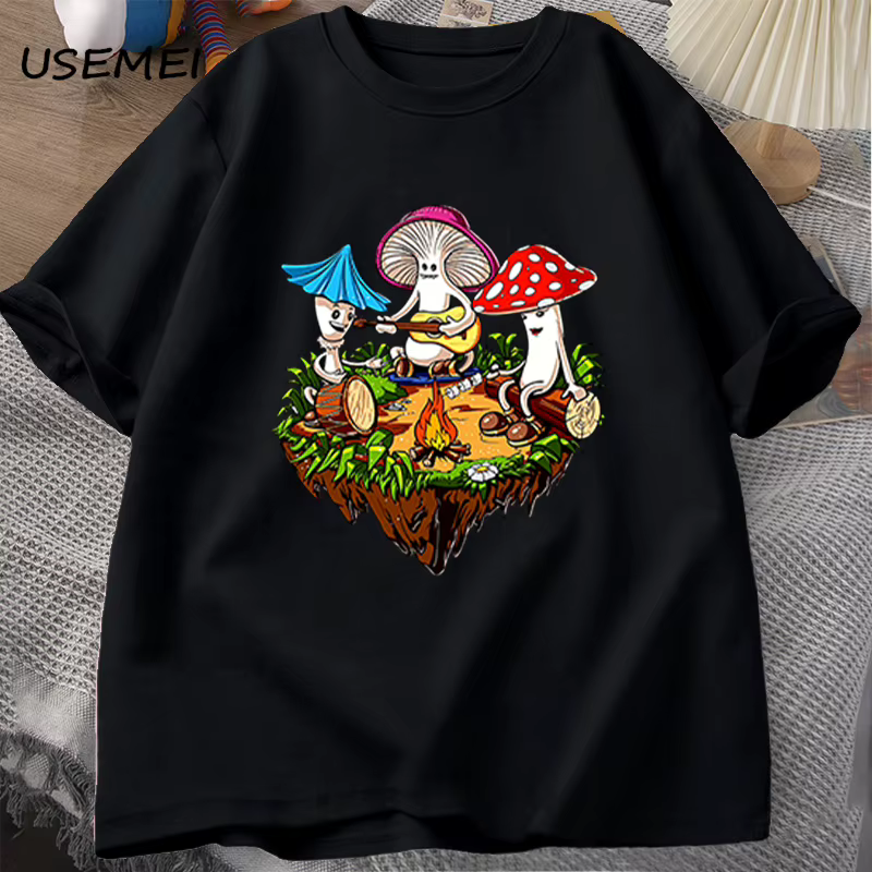 T-shirt graphique drôle Hiphelicopter Magic pour hommes, t-shirts en coton, Streetwear masculin, sal
