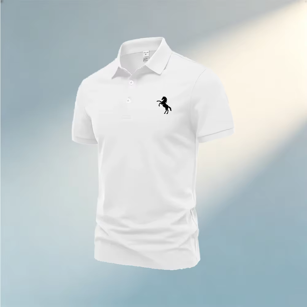 Nouveaux Polos Unis pour Hommes – T-shirts Décontractés Quotidiens à Manches Courtes, Tissu Doux et 