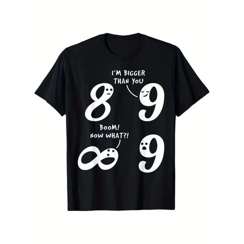 T-shirt pour femme Math Meme, haut streetwear printemps-été, nouveauté humoristique ironique, cadeau