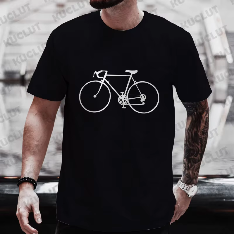T-shirt de vélo à manches courtes pour hommes, chemise de rue design cool, t-shirt pour hommes, cade