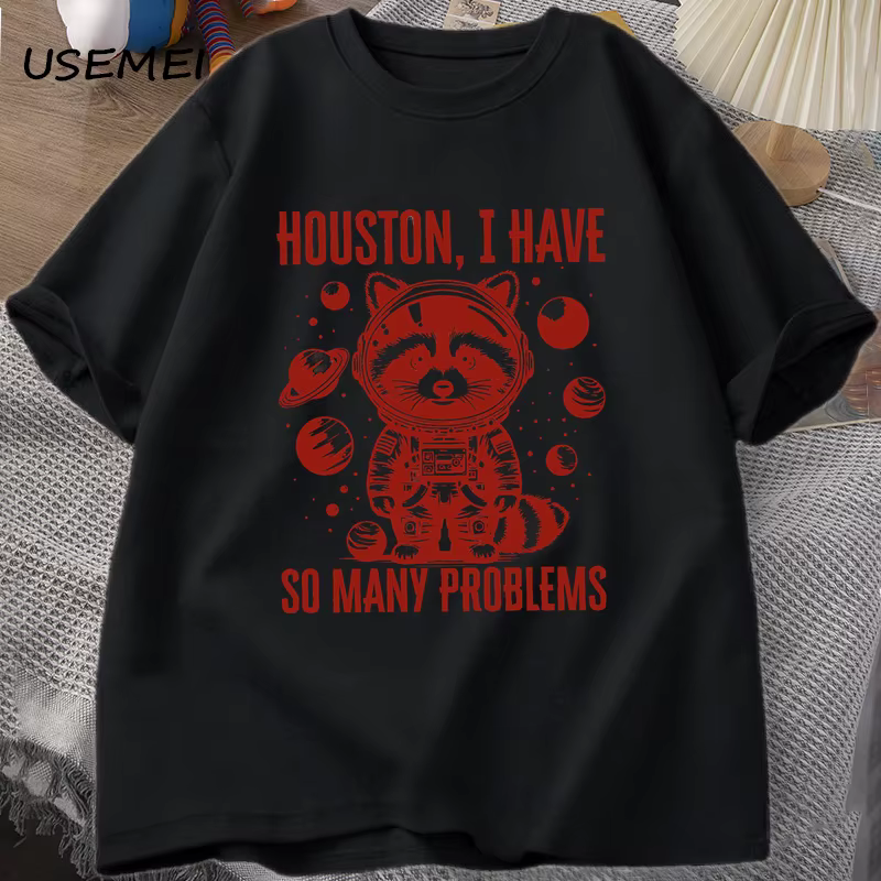 T-Shirt en Coton pour Homme, Vêtement Estival et Décontracté, Thème Houston, I Have So Many Ferrand,
