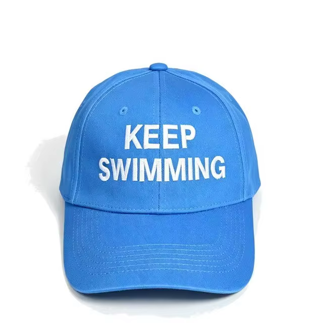 Veste à manches longues et casquette brodée BTS Keep Swimming Blue, style célébrité, collection fan,