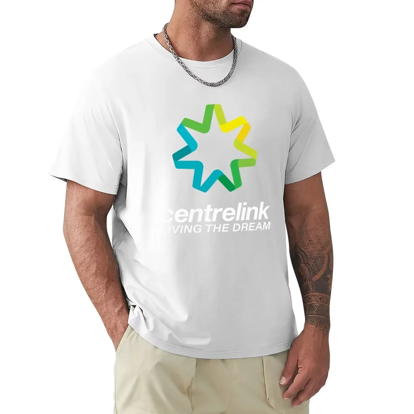 Centrelink T-Shirt vintage t-shirt pour garçons t-shirts graphiques pour hommes anime