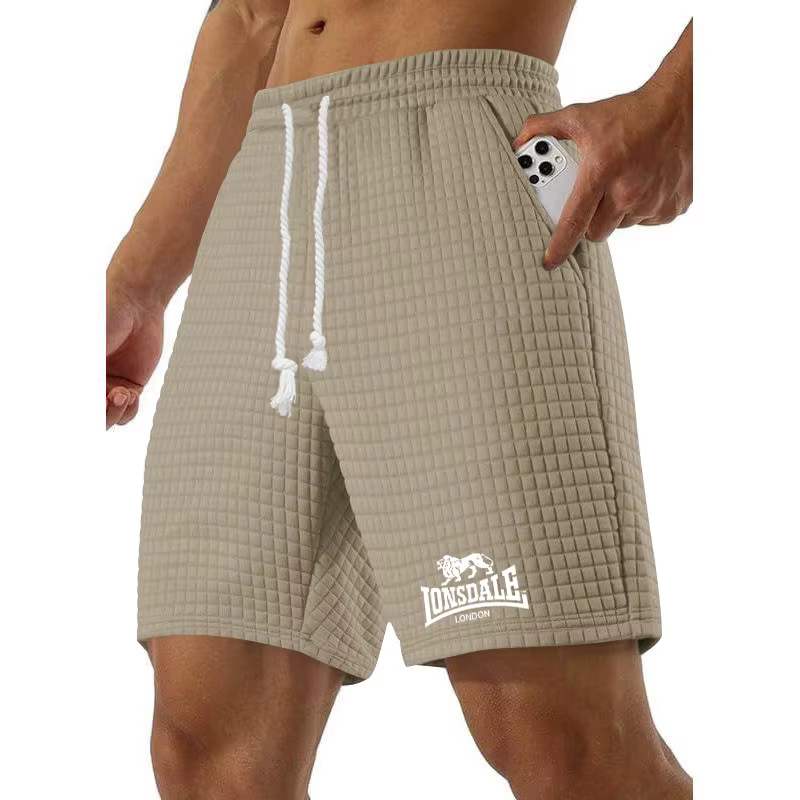 LONSDALE Short de basket-ball imprimé pour hommes, décontracté, frais et respirant, pour les sports 