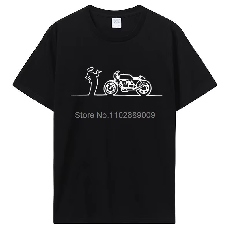 Hommes femmes Moto La Linea Nomads T-Shirt Lineman série TV vêtements coton t-shirts T-Shirt Hip Hop