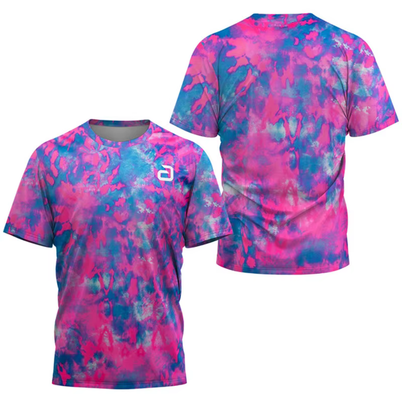 T-shirt de tennis de table pour homme à motif Undercurrent, haut de tennis et badminton d'été pour h
