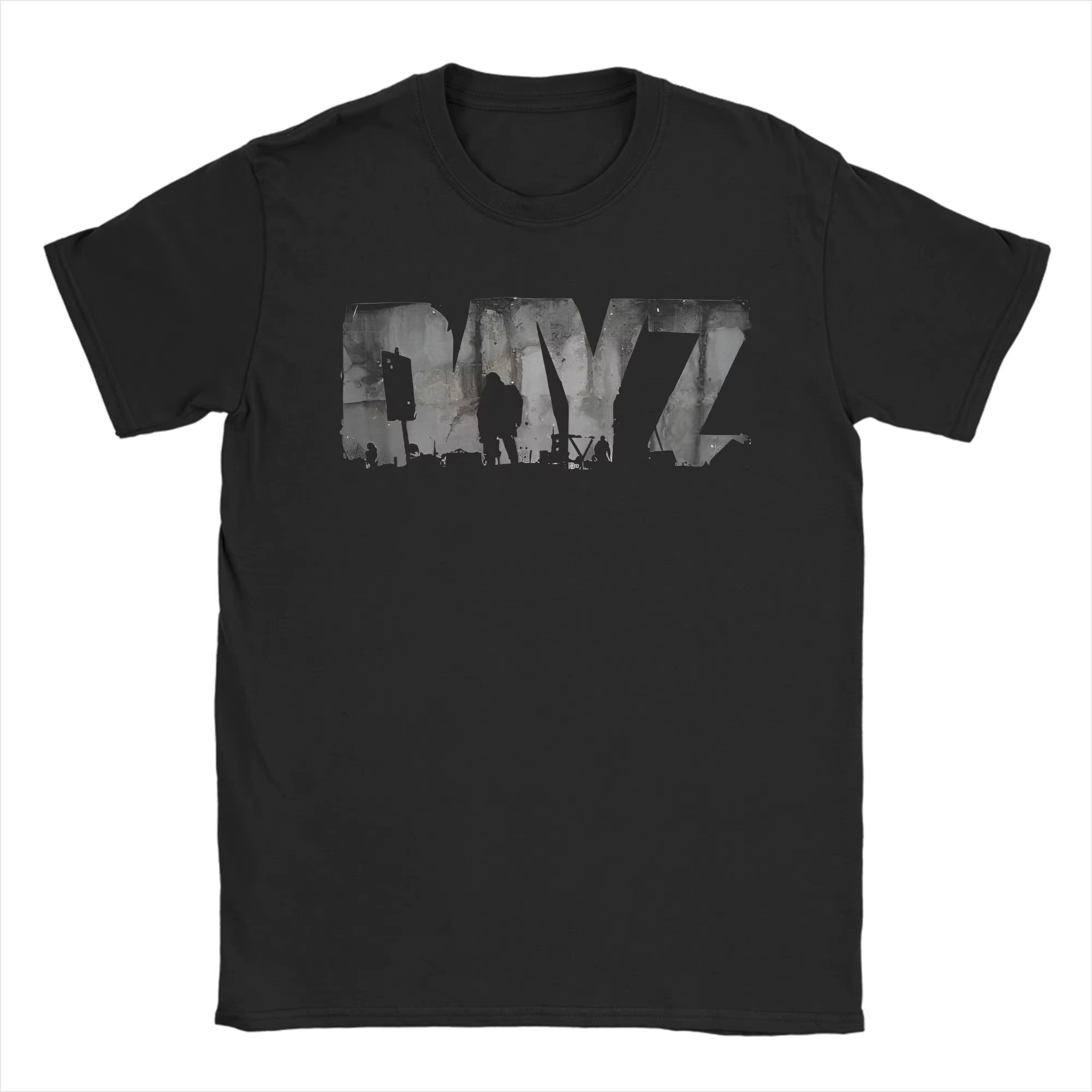 DayZ Shotting Game Logo T-Shirt hommes classique Hipster coton t-shirts col rond manches courtes t-s
