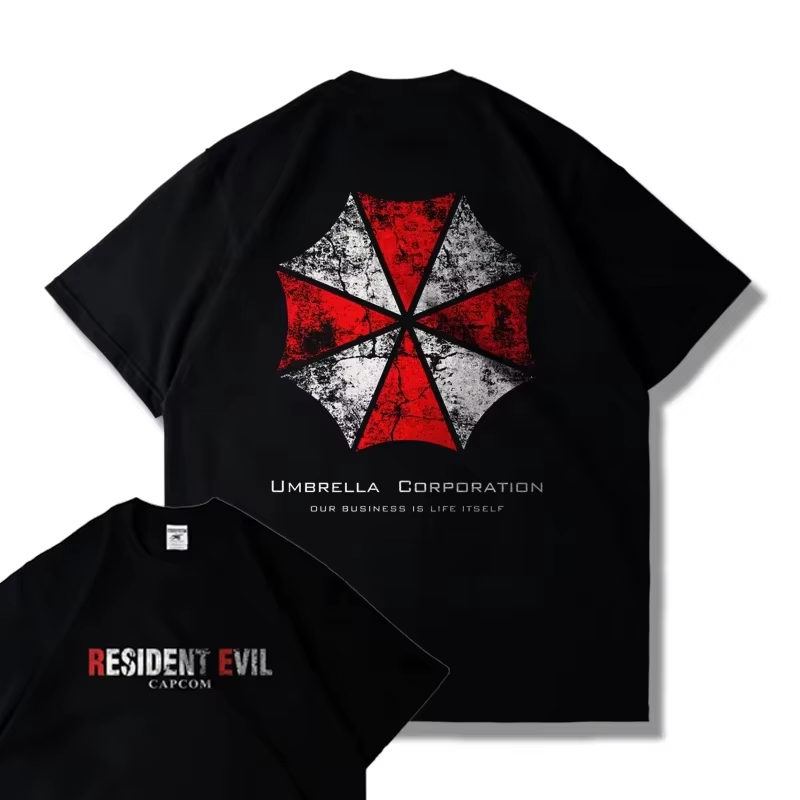 CAPCOM-T-Shirt à Manches Courtes pour Homme et Femme, Vêtement Imprimé Saint Valentin, Harajuku, Y2k