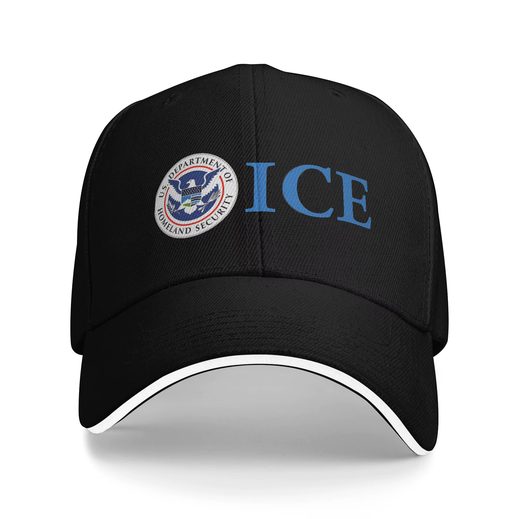 Casquette de baseball décontractée ICE (Immigration and Customs Enforcement) pour la randonnée, la p