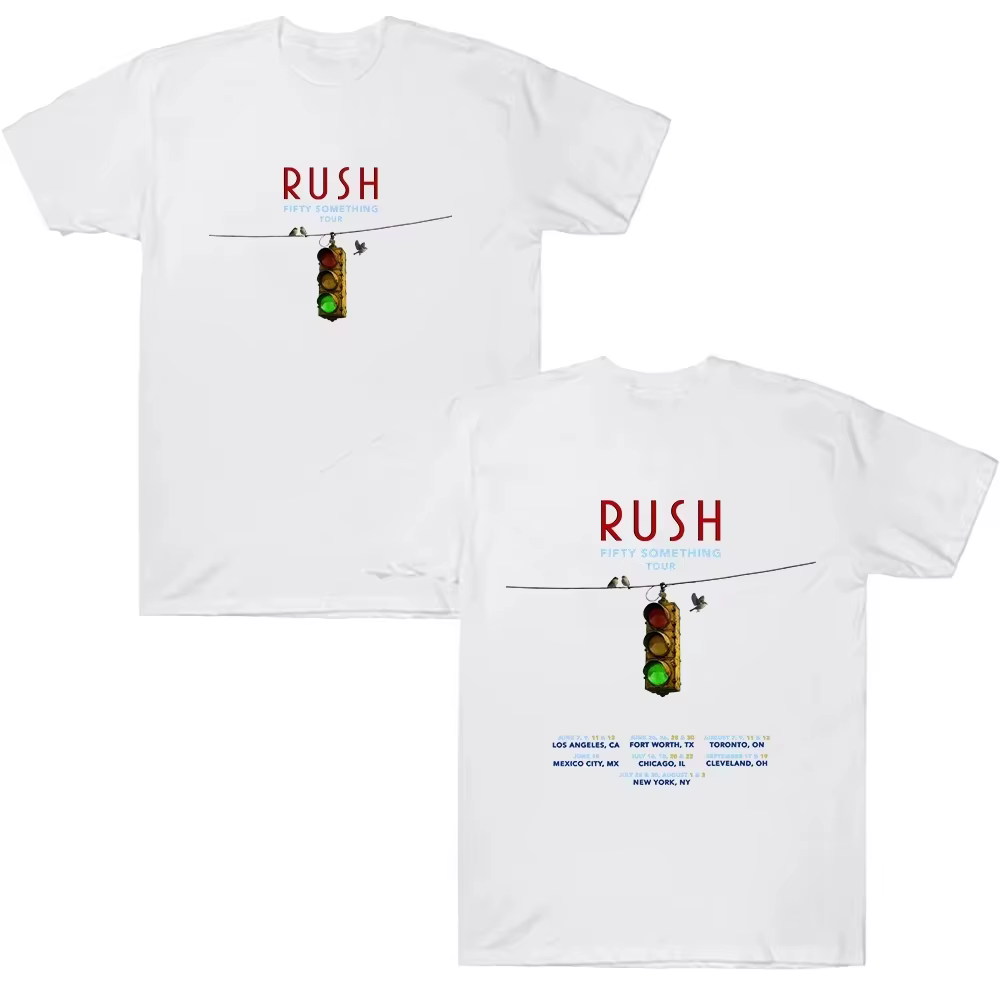 T-shirts du groupe New Rock Rush, tournée FIFTY SOMETHING 2026, nouveaux t-shirts d'été pour hommes,