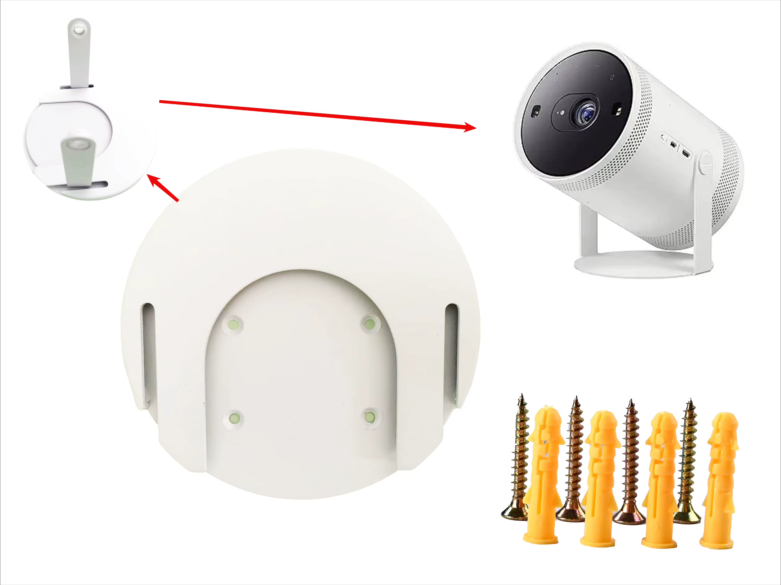 Tout nouveau support mural Freestyle pour projecteur Samsung Freesty support de plafond Freestyle 2 