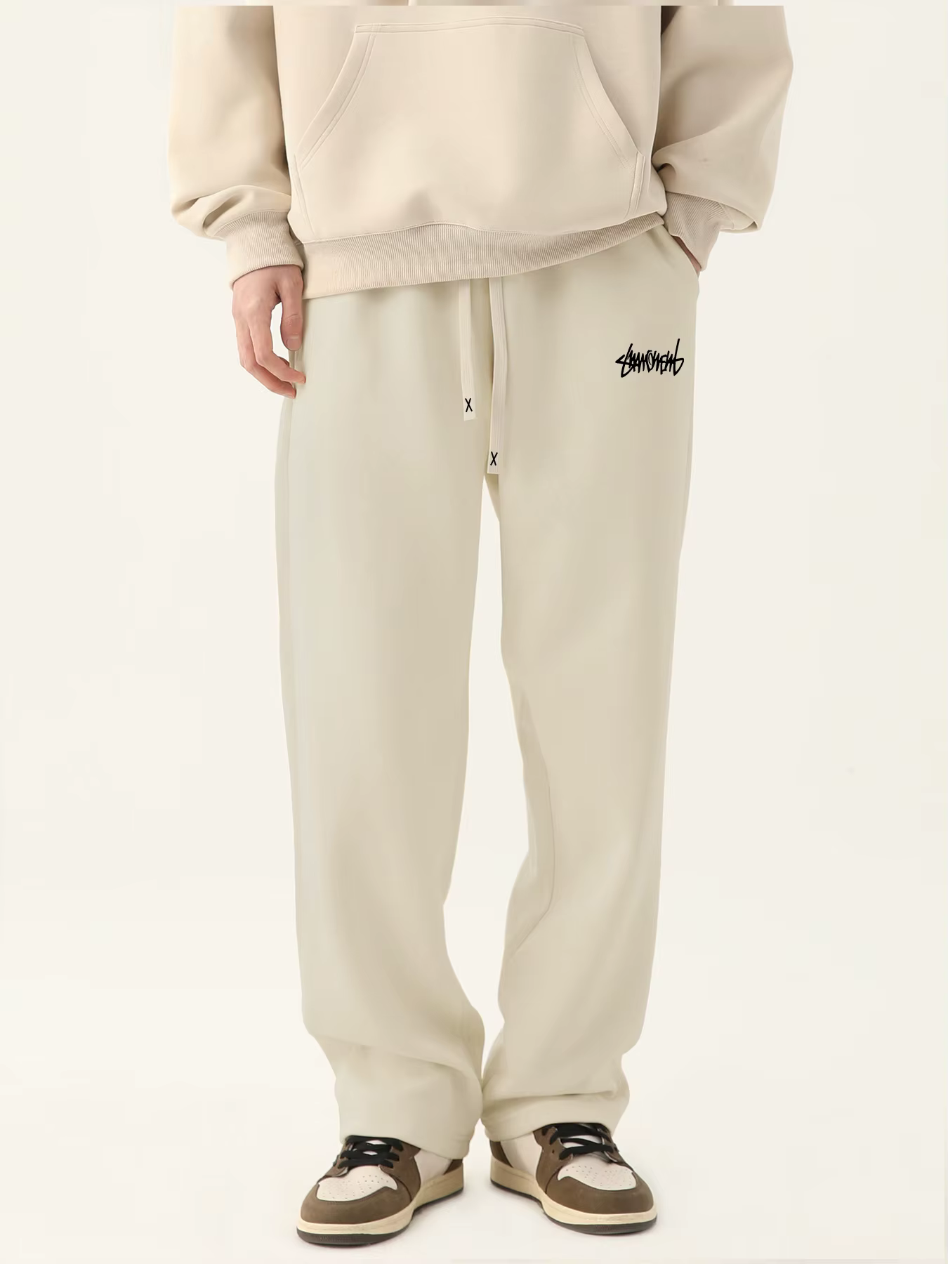 Pantalon de jogging d'extérieur pour hommes, pantalon ample neutre, respirant, design à la mode, pan