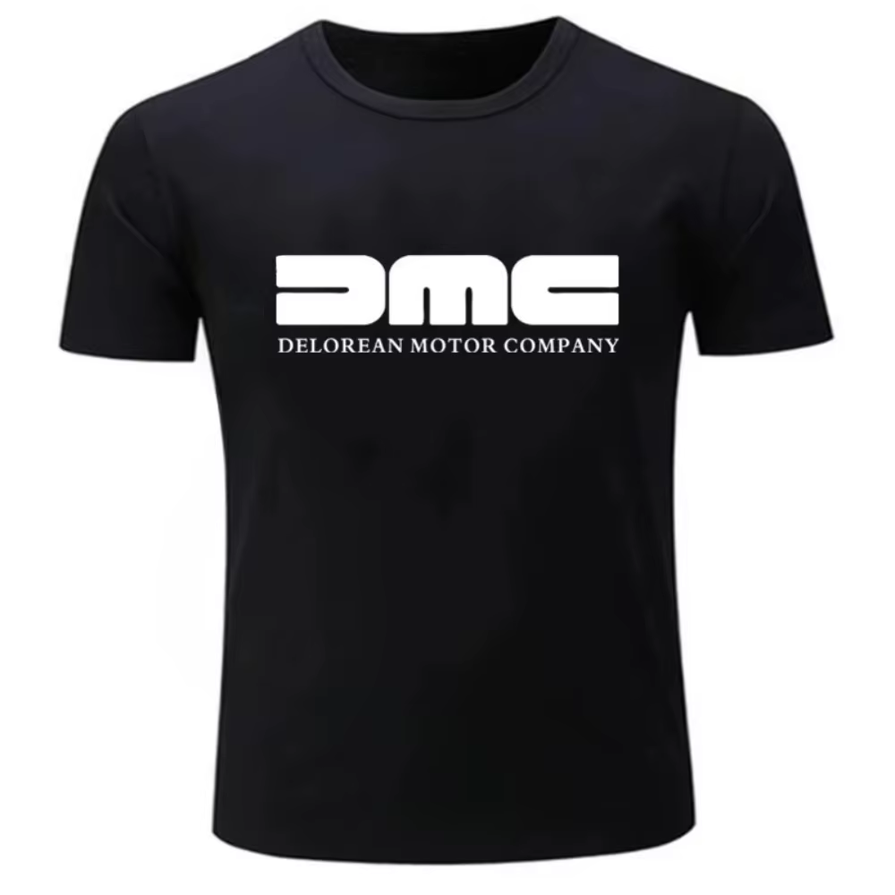 T-shirt à manches courtes pour hommes DMC DeLorean - T-shirt pour hommes inspiré du film Retour vers