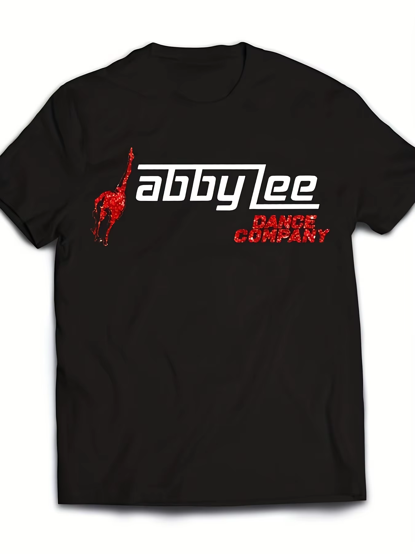 Abby Lee Dance Company ALDC T-shirt à logo rétro, col rond, design de marque de danse, t-shirts déco