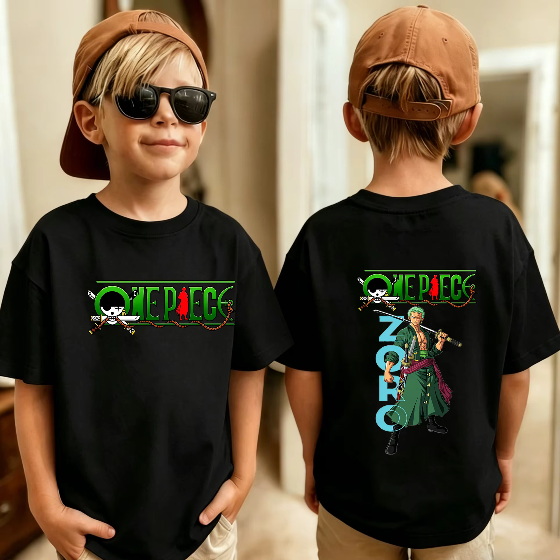 Nouveaux t-shirts à manches courtes en coton pour garçons et filles, vêtements d'été pour enfants, t