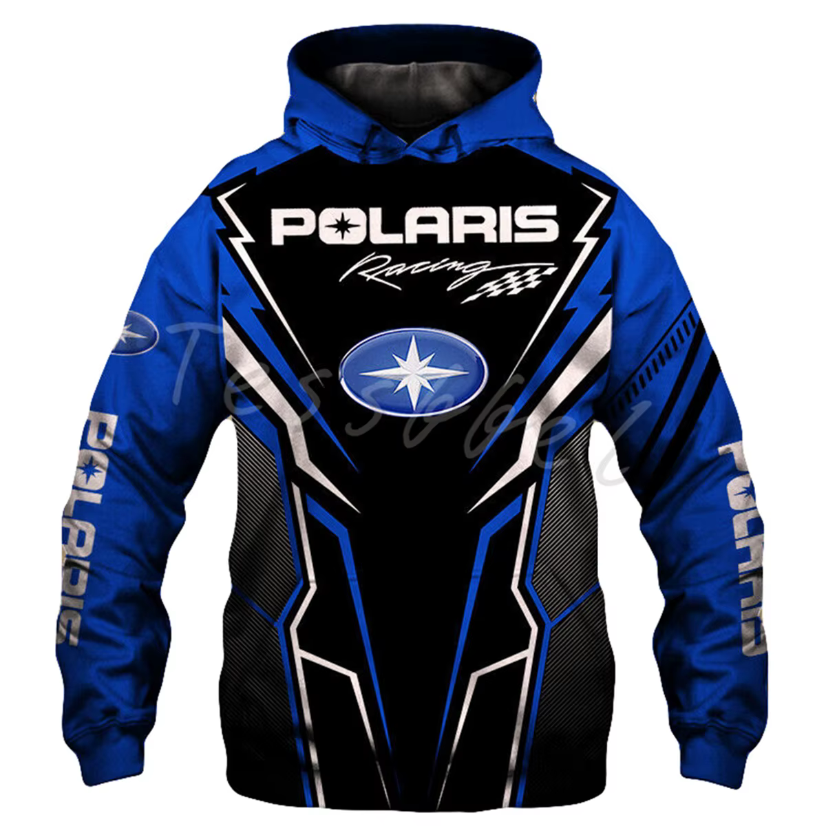 2024 Polaris Racing Rzr motoneige mode décontracté sweat à capuche zippé haut offre spéciale hommes 