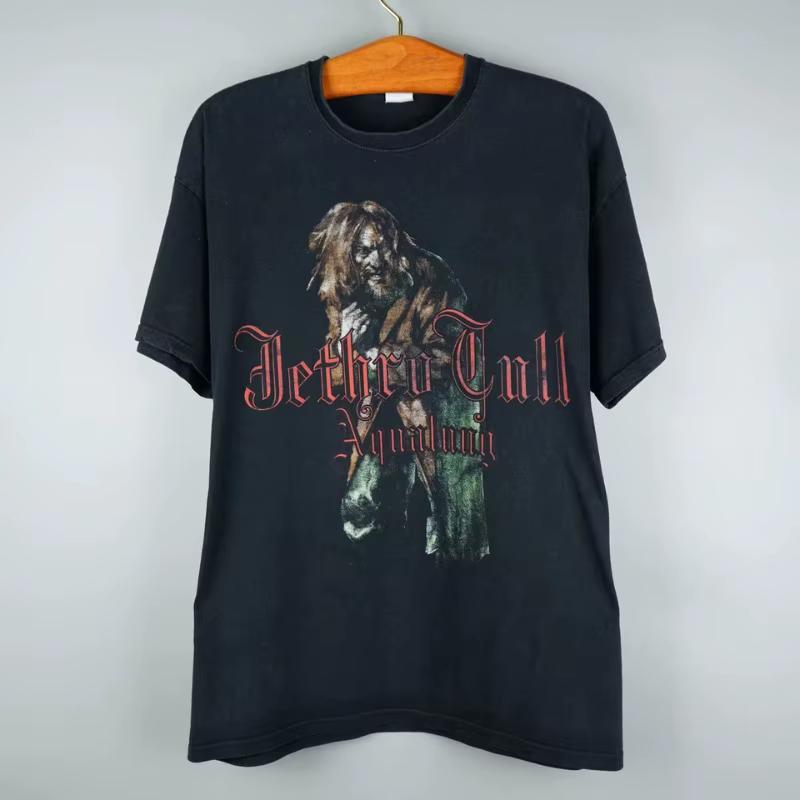 T-shirt Vintage 2007 Jethro Tull Tour pour hommes, vêtements graphiques