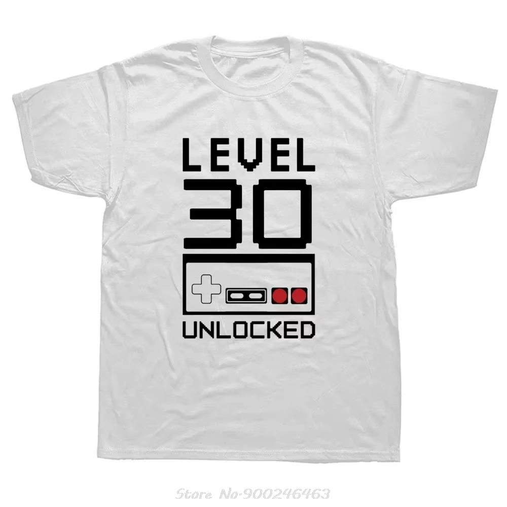 Niveau 30 ans 1993 30th anniversaire cadeau T-shirt été nouveau graphique Streetwear décontracté à m