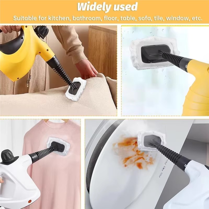 A52Q-accessoires pour nettoyeur à vapeur, tampons universels réutilisables pour vadrouille à vapeur,