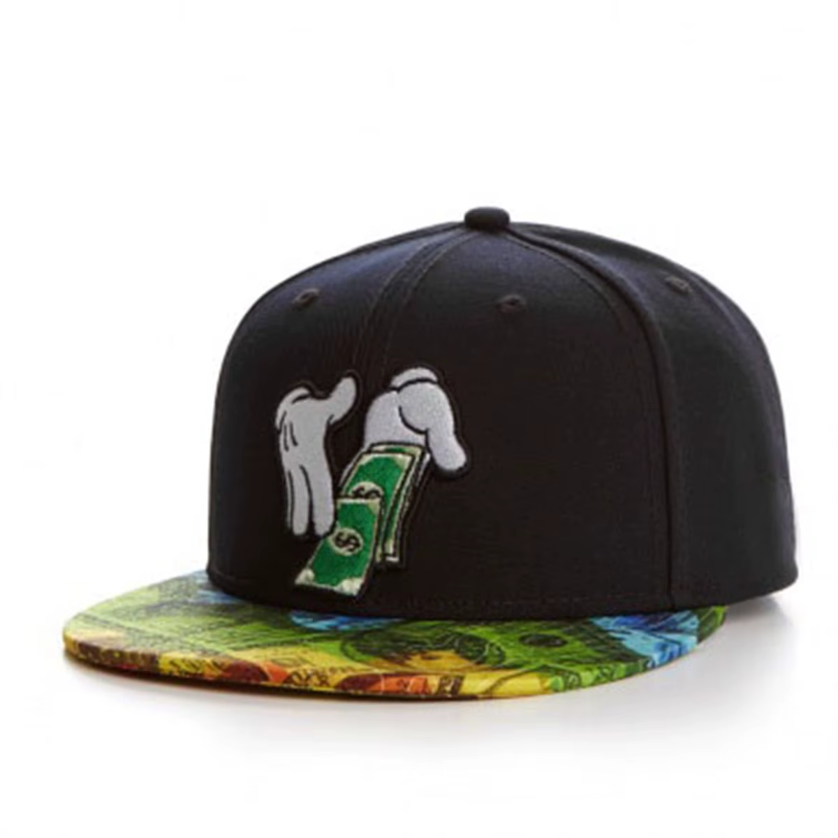 Casquette Rainmaker de marque Cartoon, style Hip Hop, modèle 'Give Me Dollars', casquette Snapback p