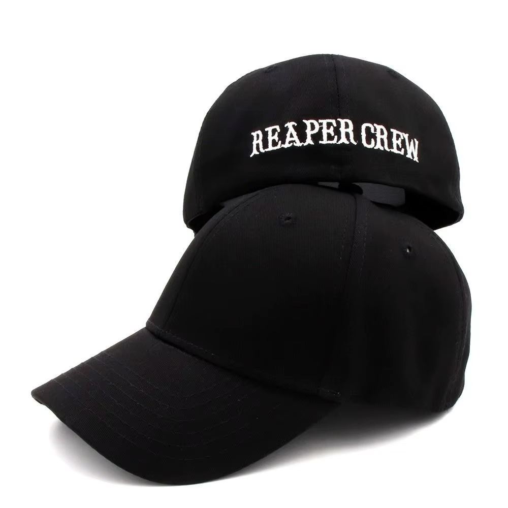 Casquette de baseball Fashion REAPER CREW avec lettres brodées, confortable, décontractée, en coton,