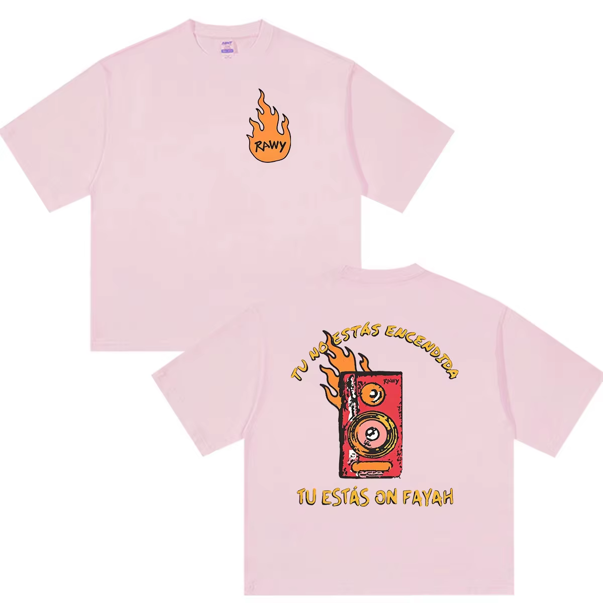 Nouveau T-shirt graphique Rawayana 2026 pour hommes et femmes, col rond vintage, vêtements tendance,