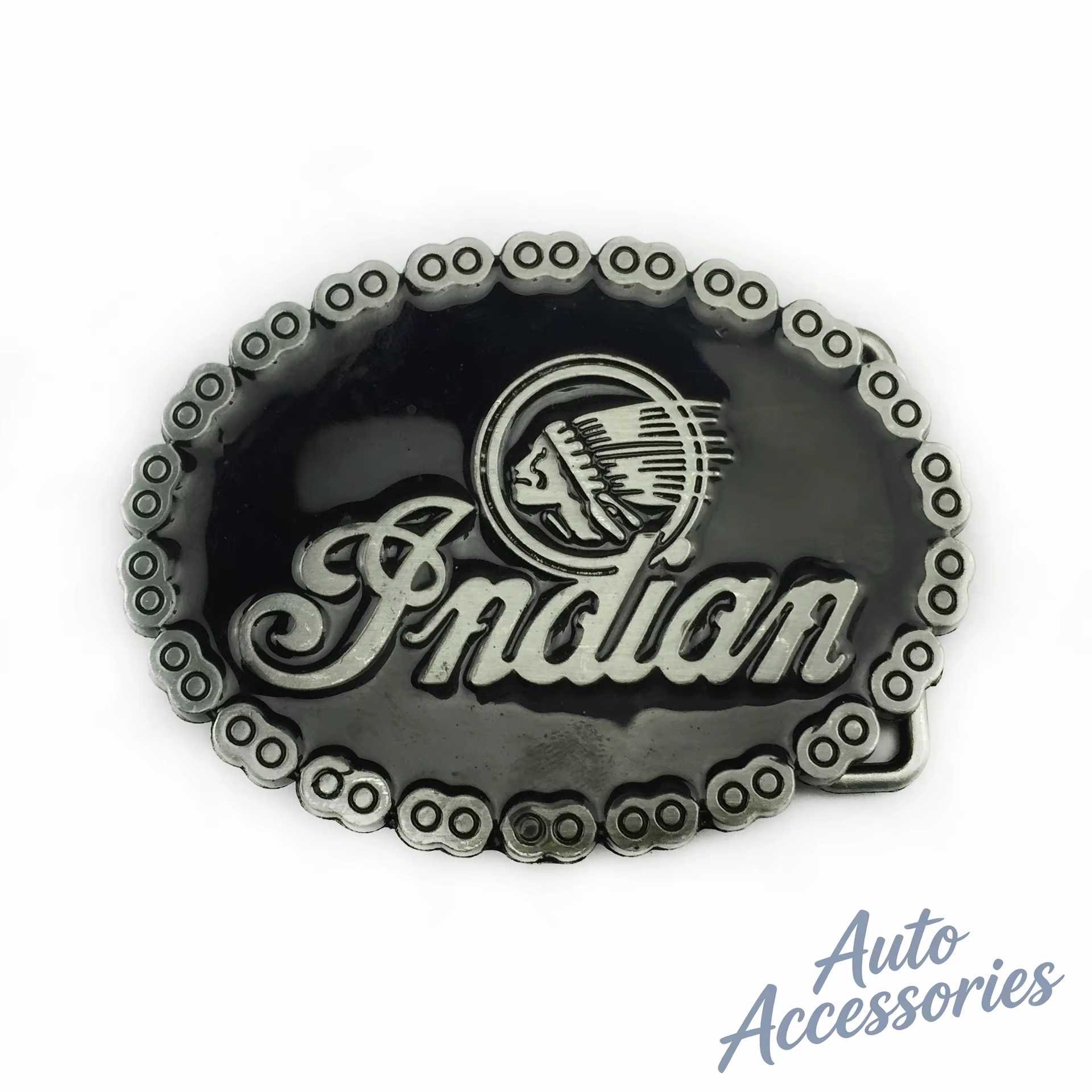 Boucle de ceinture avec Logo de marque de moto indienne pour hommes, accessoires de décoration pour 