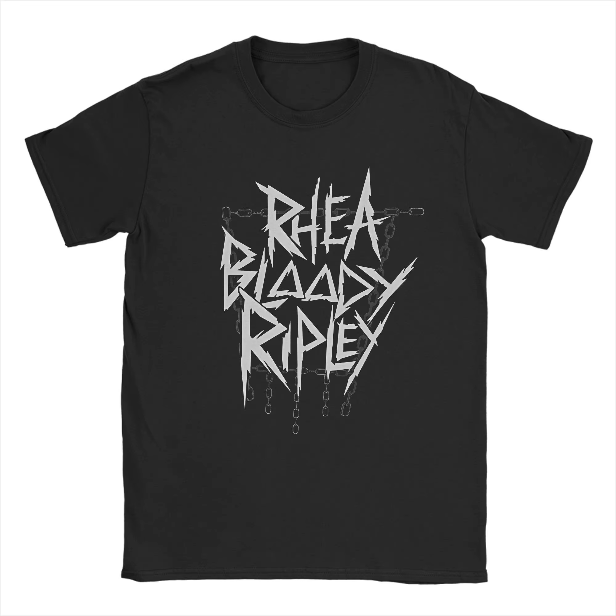 Décontracté Rhea Ripley B4B héritage lutte T-Shirts hommes col rond 100% coton T-Shirts lutteur à ma