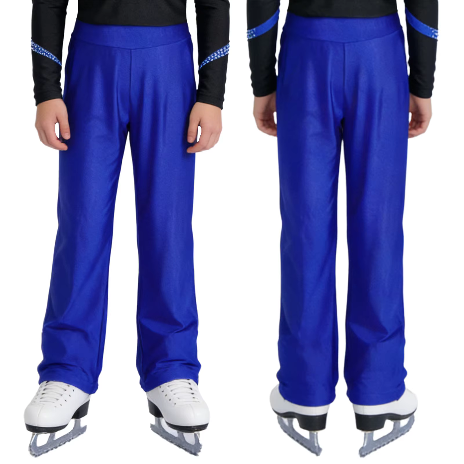 Pantalon de performance pour garçons, idéal pour le patinage artistique, la danse moderne et lyrique
