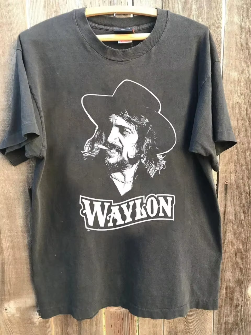 VTG 1984 Waylon Jennings Concert Tour T-shirt pour hommes, nouveau produit d'été adapté aux hommes e