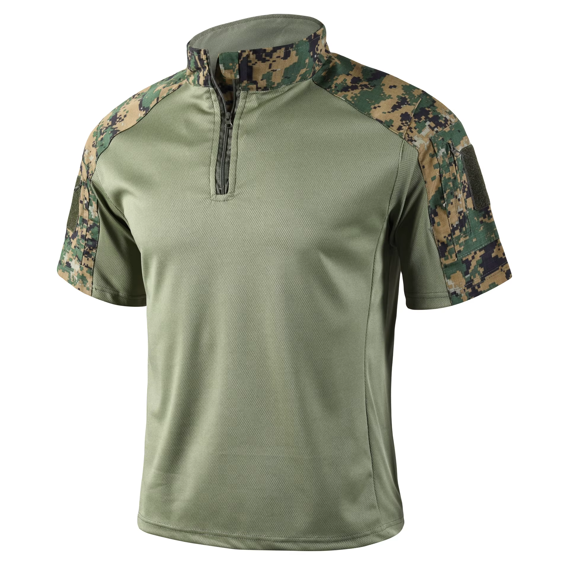 Chemise tactique camouflage à manches courtes, T-Shirt de Combat à séchage rapide pour hommes, T-Shi