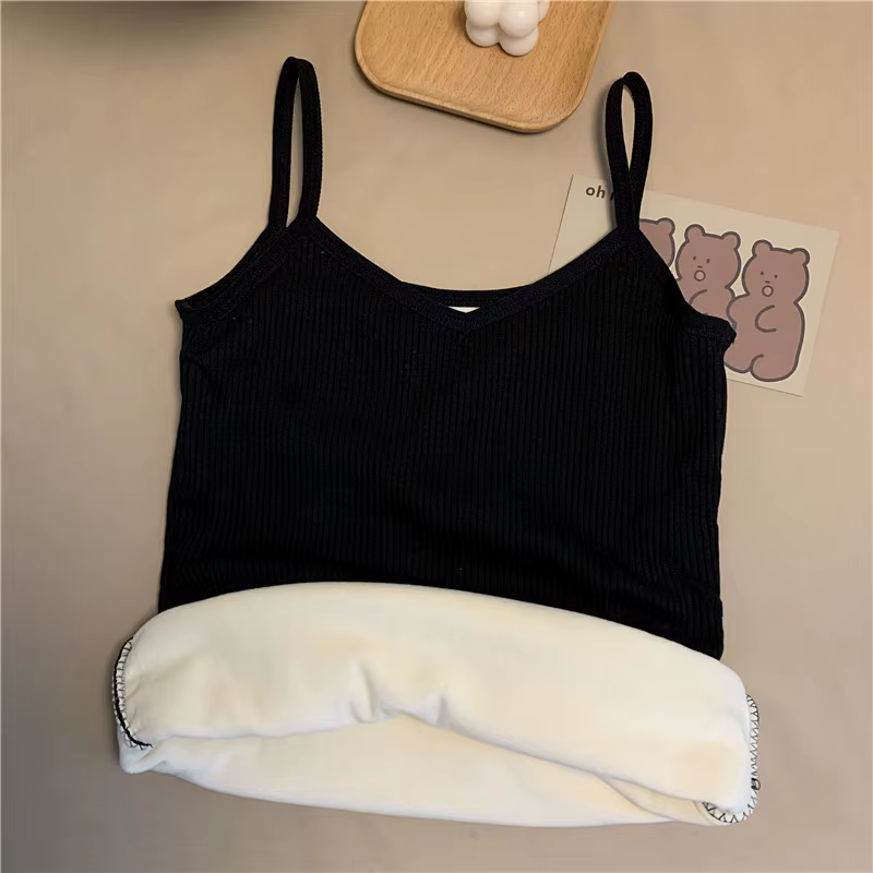 Femmes hiver sous-vêtements chauds couleur unie thermique décontracté vêtements de nuit Sexy élastic