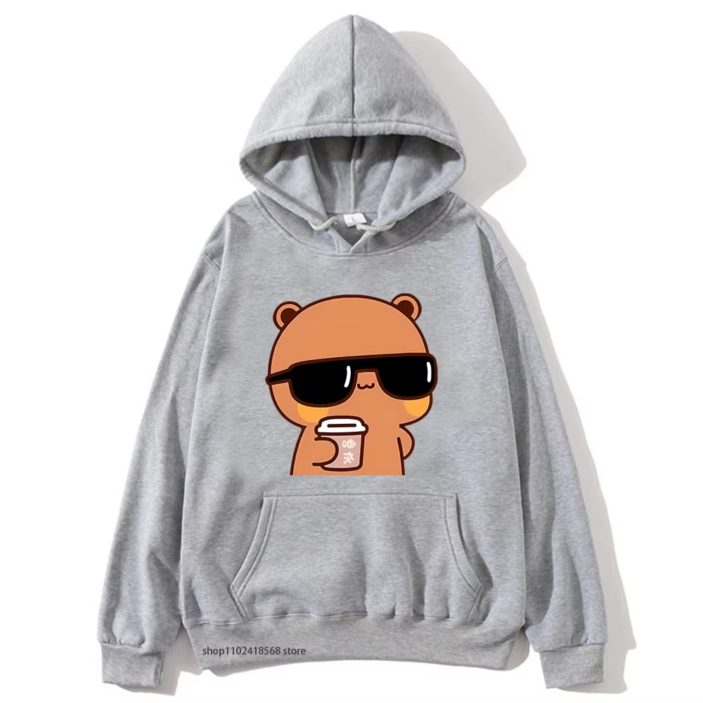 Couple sweats à capuche Bubu Dudu sweat à capuche dessin animé Kawaii imprimé pull Harajuku hommes f
