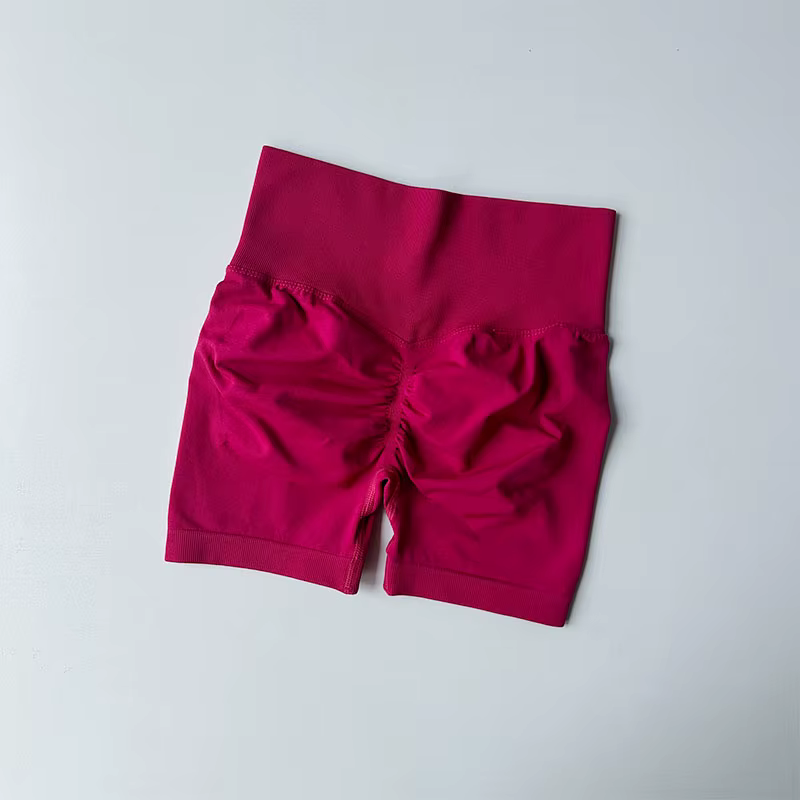 Short de sport de levage de hanche pêche pour femmes, taille haute et serrage de la taille, aminciss