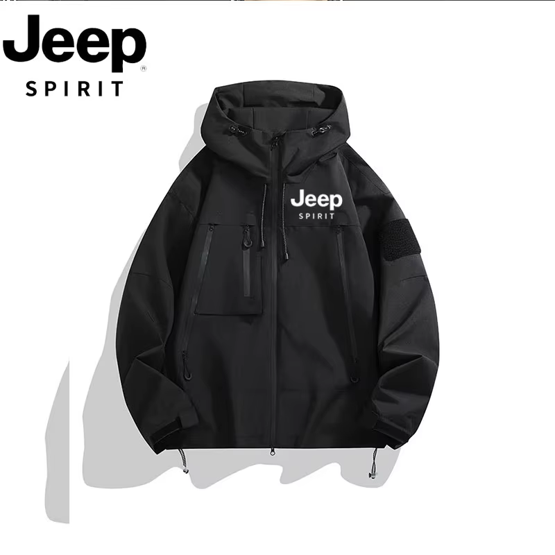 Nouvelle veste Jeep Spirit 2026, vêtements de travail, veste décontractée multi-poches pour homme, c