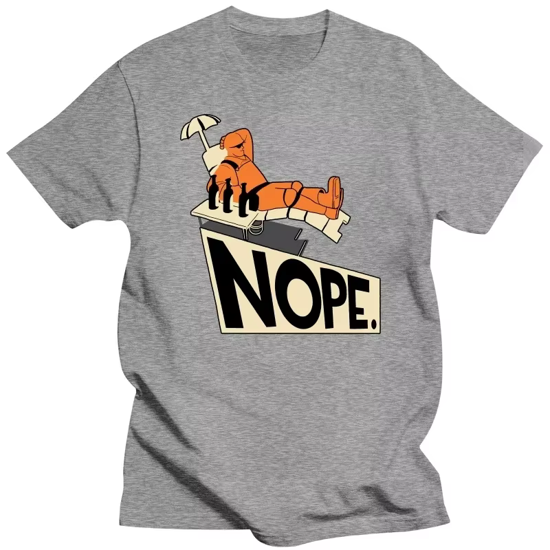 Engineer Team Fortress 2 'Nope Avi 100% Coton Manga Vintage Anime Clothes. T-shirt Oversize Homme Vê