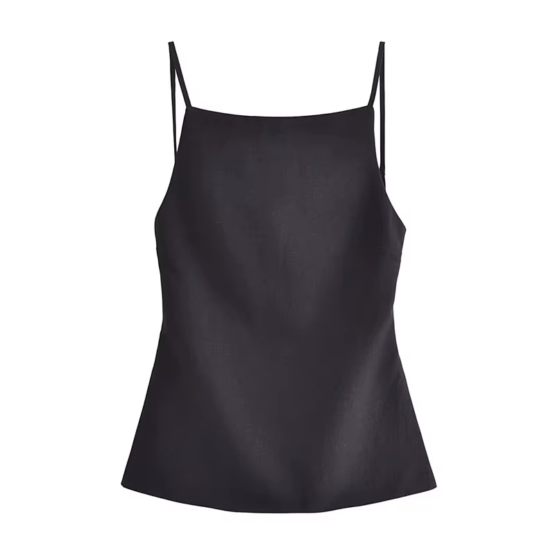 HXAO femmes haut 2024 à lacets dos nu Camisole haut femmes pas cher vêtements Sexy mode réservoirs e