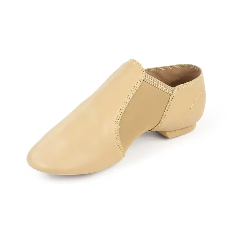 Chaussures de danse jazz en cuir véritable pour hommes et femmes, chaussures de salsa, chaussures ja