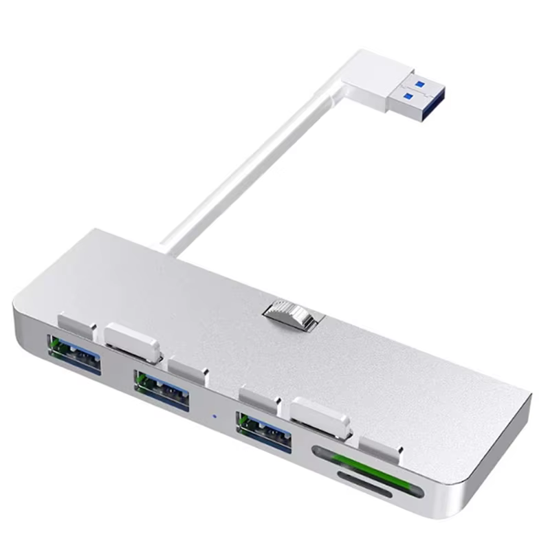 Hub USB 3.0 pour imac, répartiteur adaptateur USB 3 Ports avec lecteur de carte SD/TF pour iMac 21.5