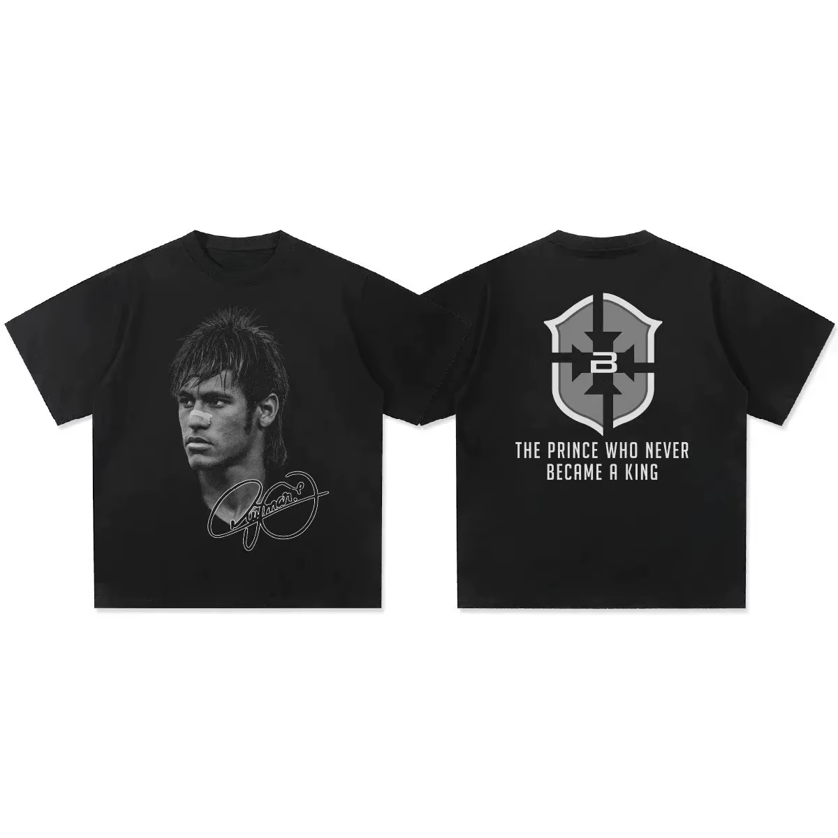 Nouveau T-shirt décontracté de football Cristiano Ronaldo Neymar été 2026 pour hommes et femmes, mar