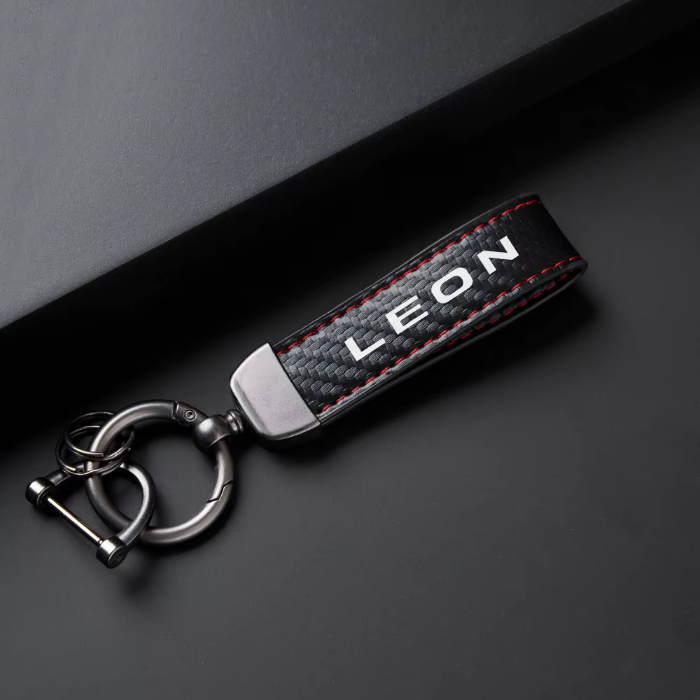Porte-clés de voiture en cuir PU, accessoires automobiles pour Seat Leon Ibiza Ateca Arona Cordoba T