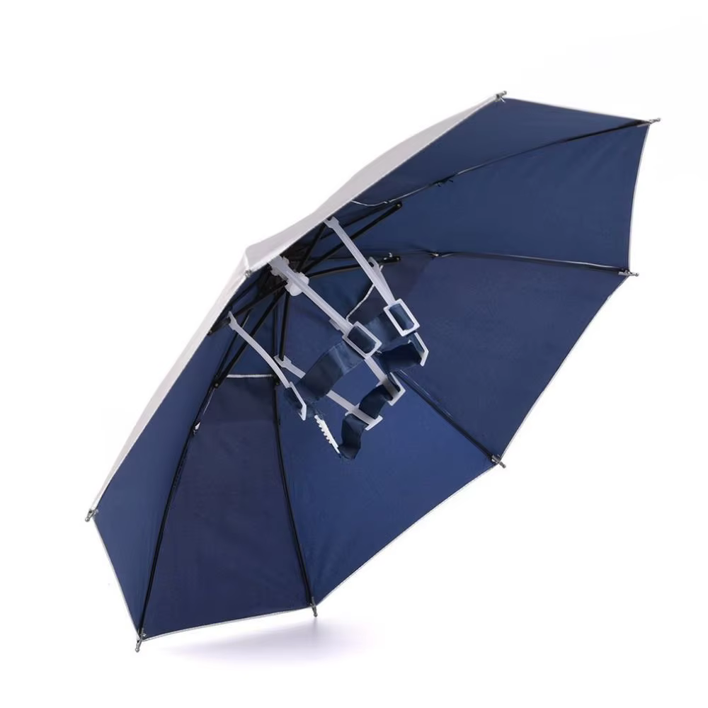 Randonnée voyage mains libres pliable Protection UV Anti-pluie parasol casquette de pêche casquettes