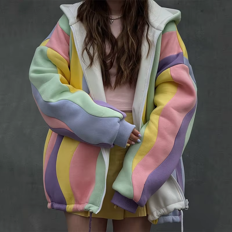 Sweat-shirt à capuche et manches longues pour femme, vêtement décontracté, ample, tendance, nouvelle